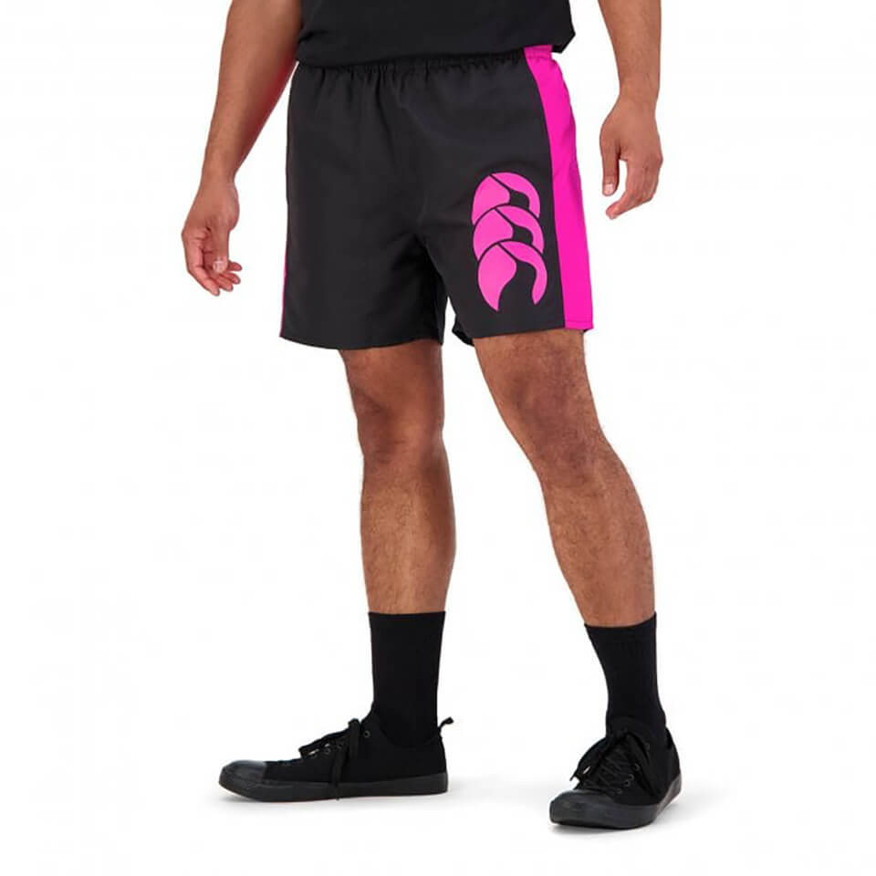 MENS PANEL TACTIC SHORT - BLACK/PINK