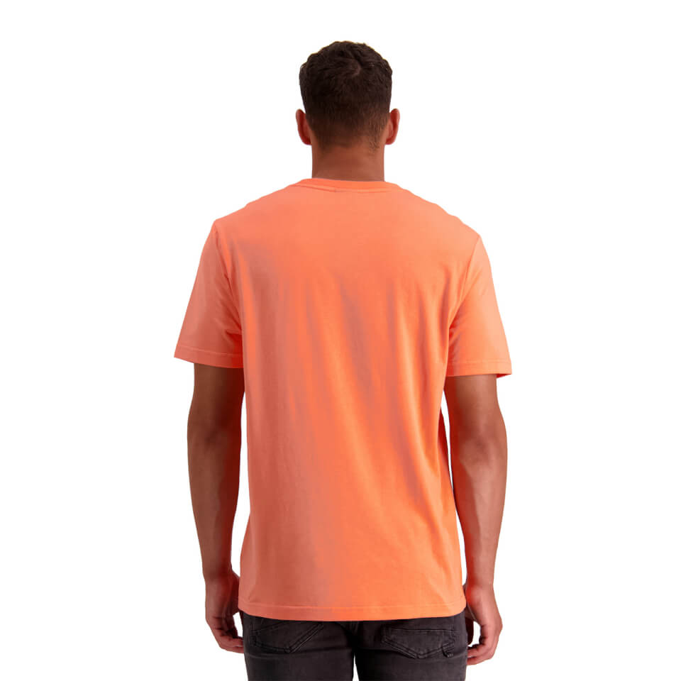 Mens Fundamentals Axis Short Sleeve T-Shirt in Coral