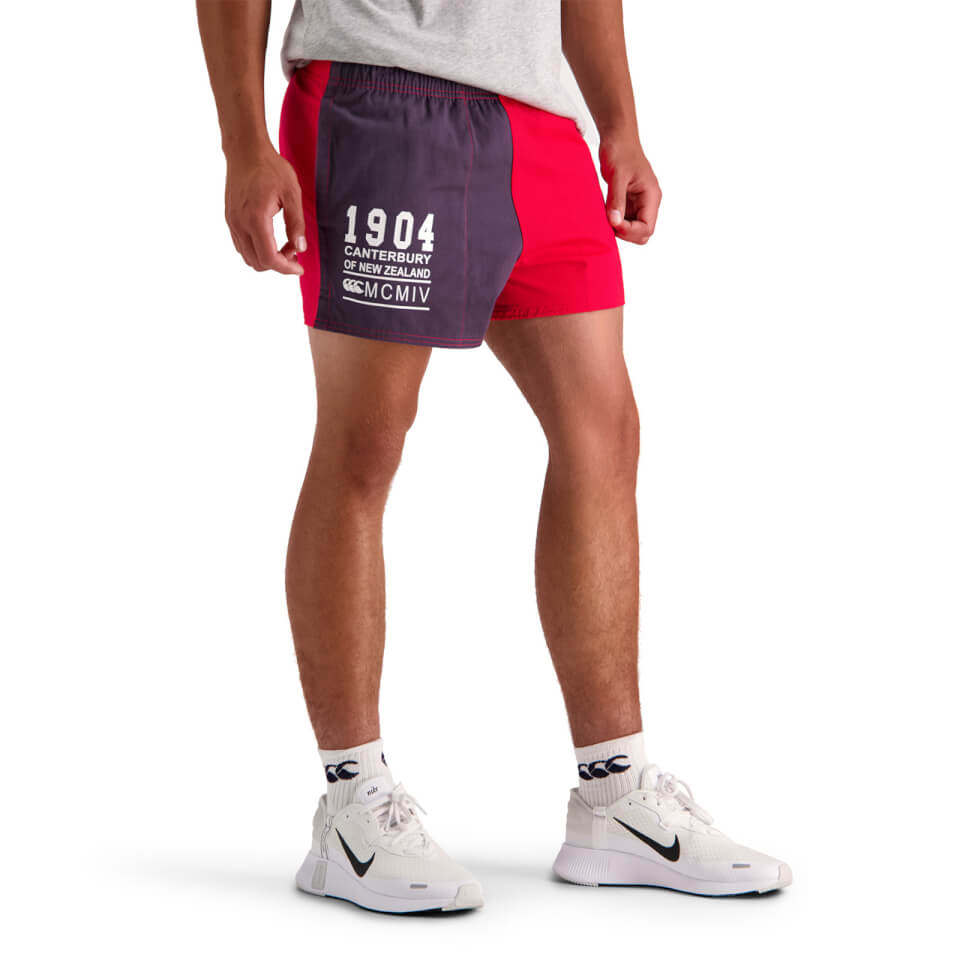 Mens of NZ Harlequin 3" Short in Grey