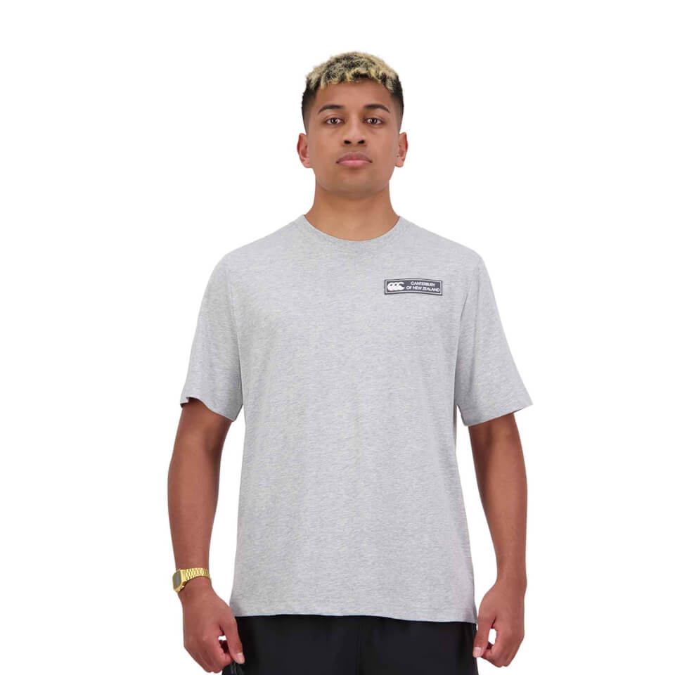 Mens of NZ Short Sleeve Creed T-Shirt in Grey