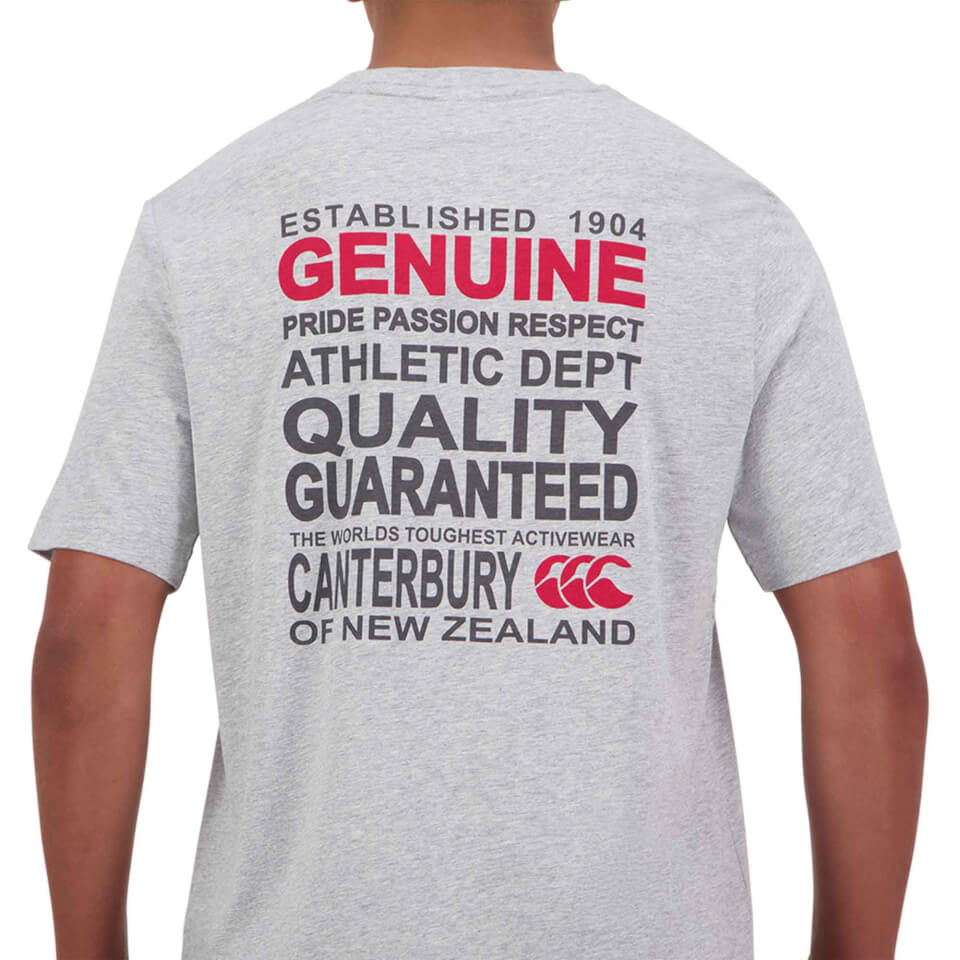 Mens of NZ Short Sleeve Creed T-Shirt in Grey