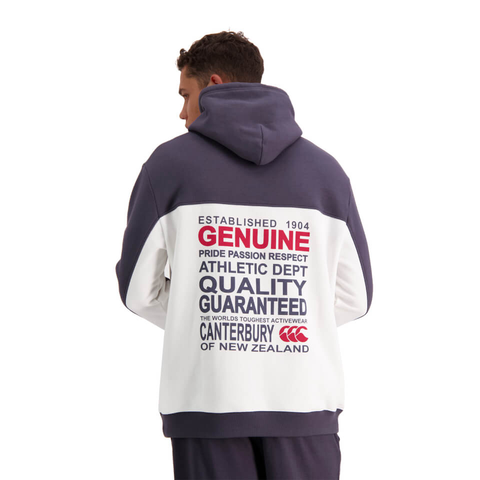 Mens of NZ Over Head Creed Hoodie in Grey