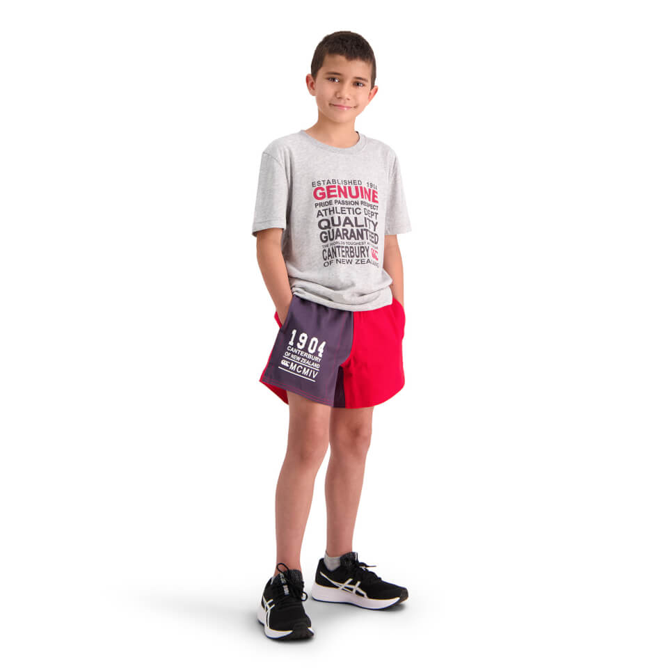 Kids of NZ Harlequin Short in Grey