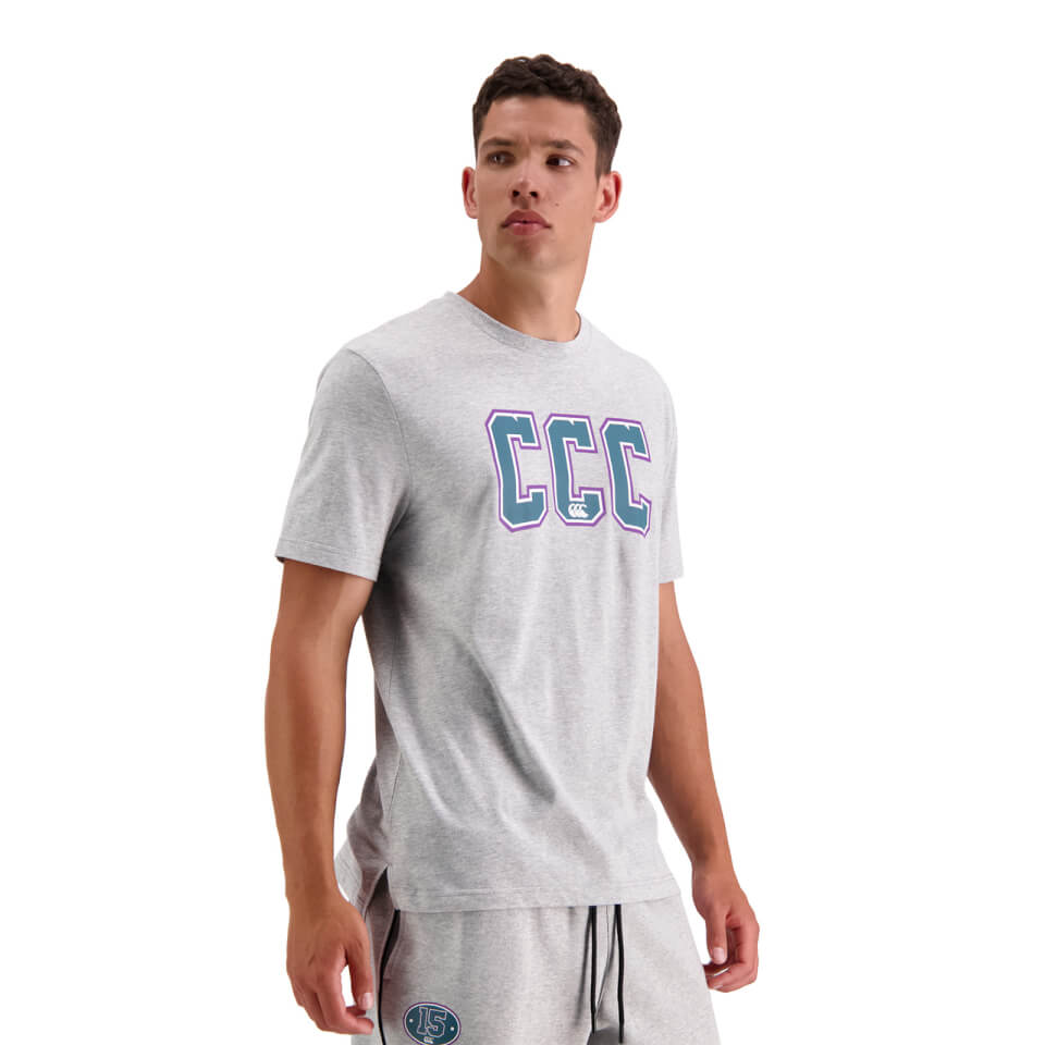 Mens Pitch 15" Short Sleeve T-Shirt in Grey
