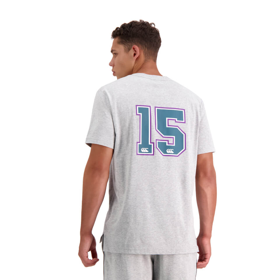Mens Pitch 15" Short Sleeve T-Shirt in Grey