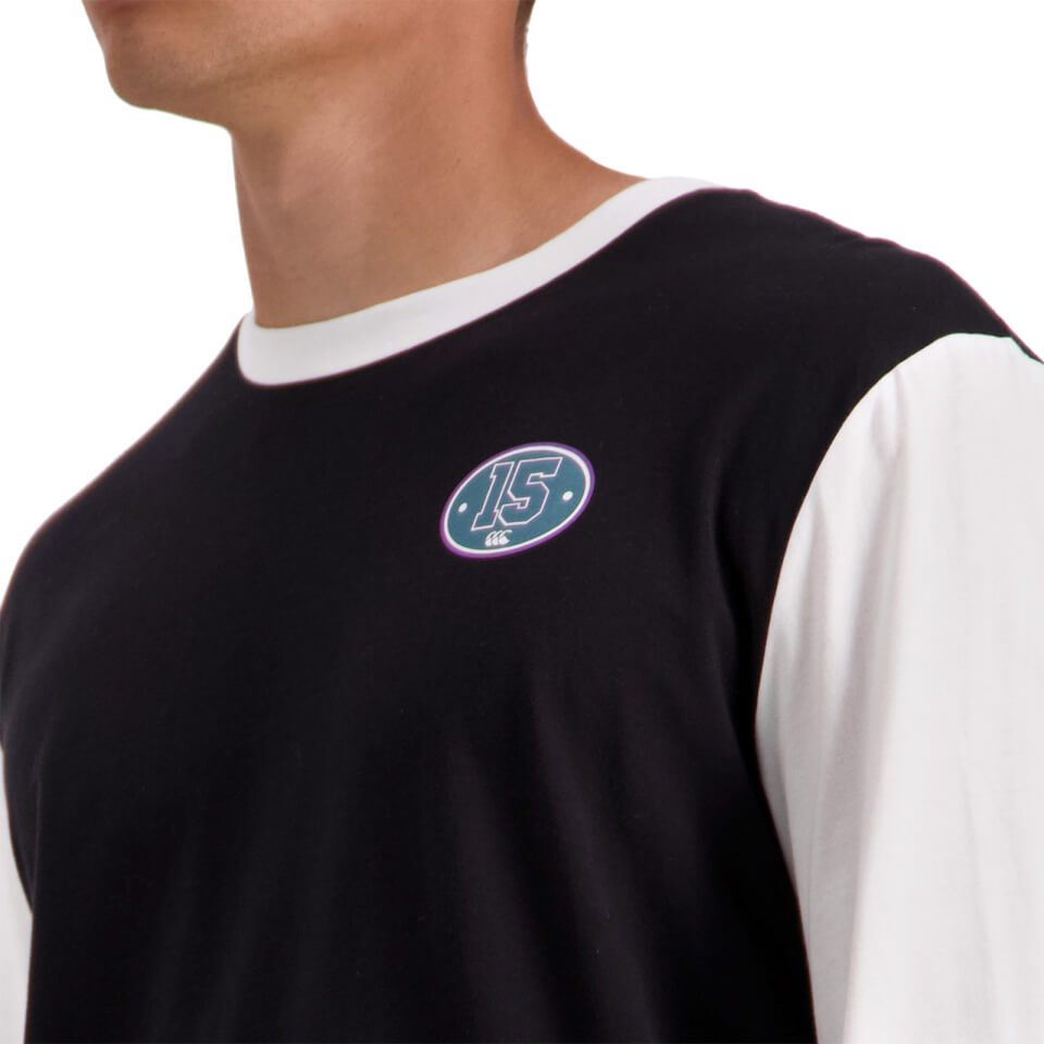 Mens Pitch 15" Long Sleeve T-Shirt in Black