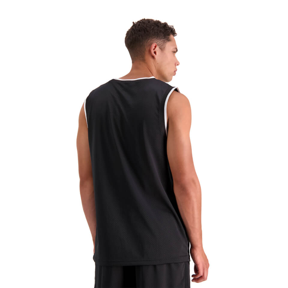 Mens Pitch 15" Singlet in Black