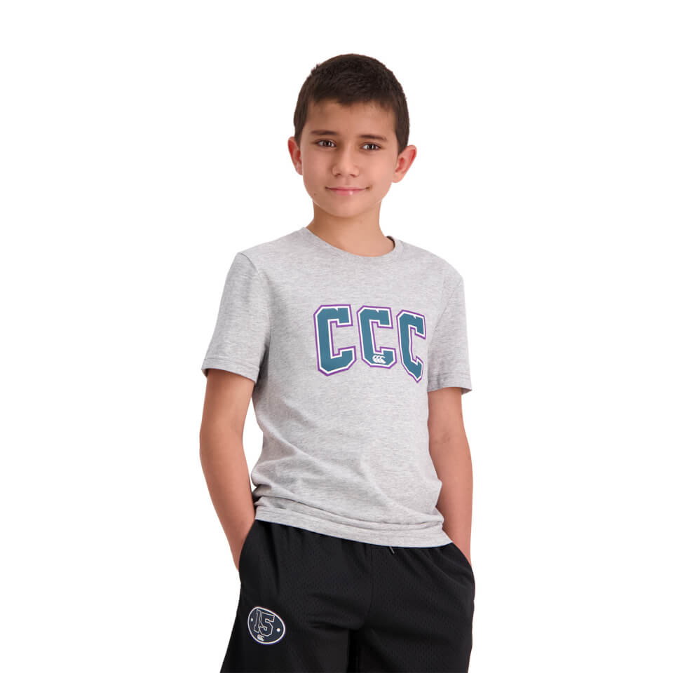 Kids Pitch 15" Short Sleeve T-Shirt in Grey