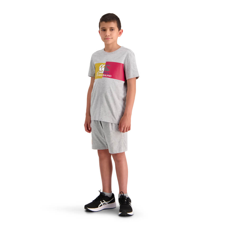 Kids The Clash Short Sleeve T-Shirt in Grey