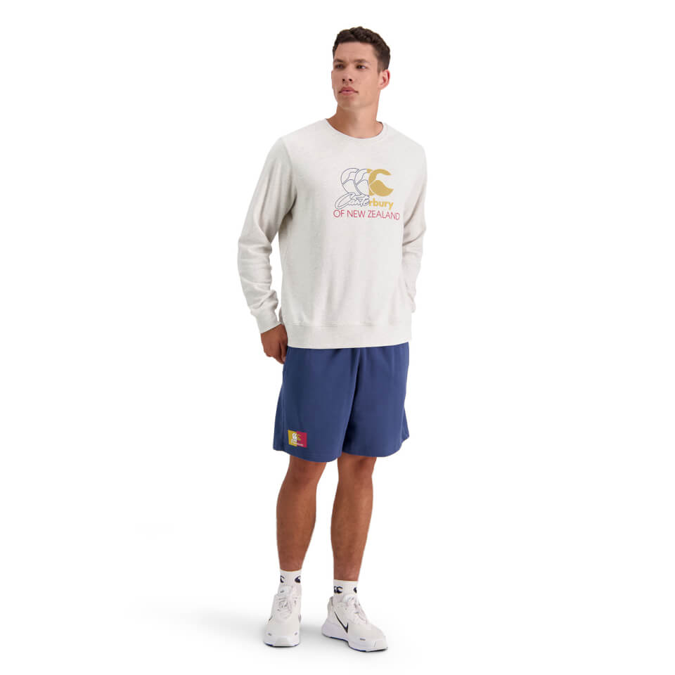 Mens The Clash Crew Sweat in Grey