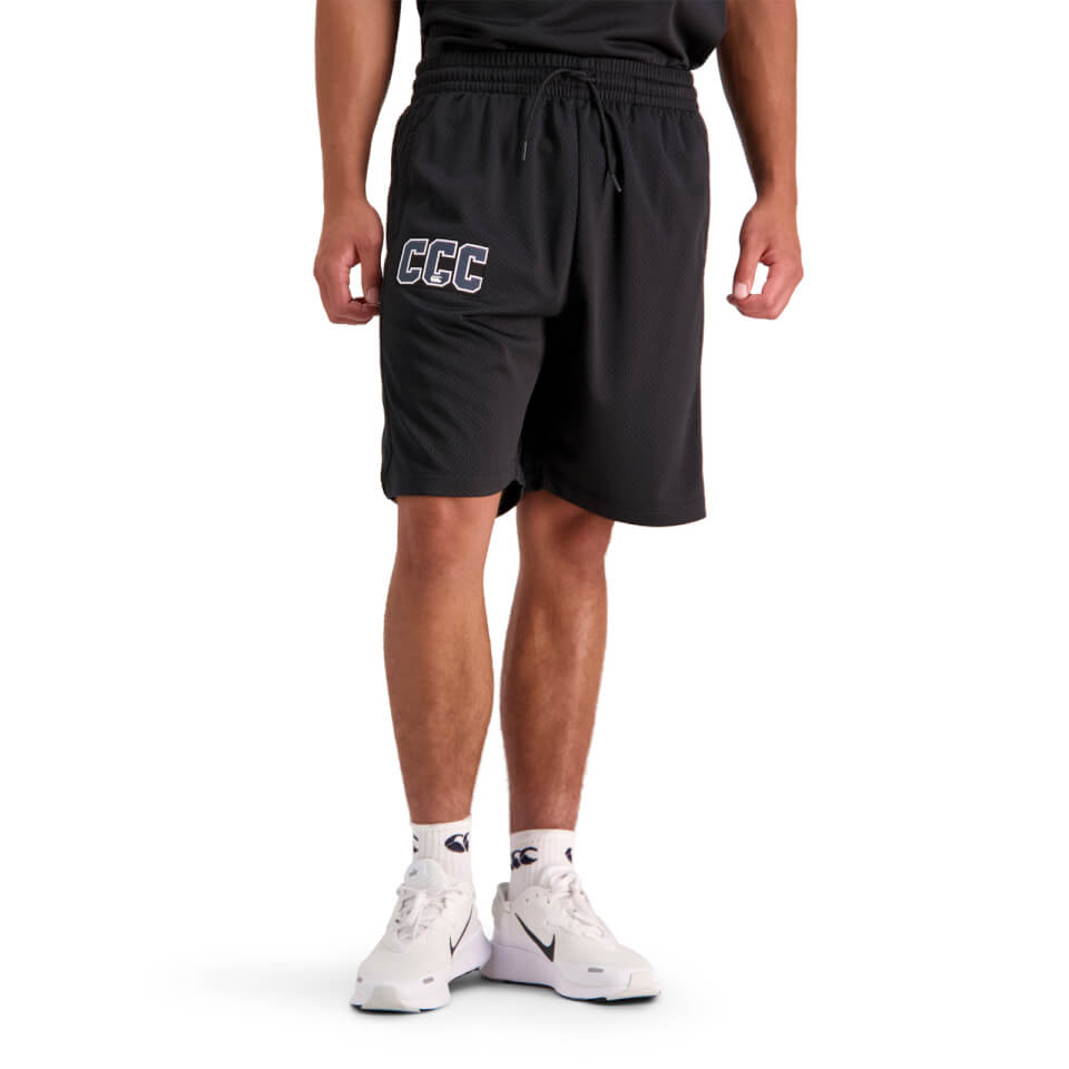 Mens Pitch 15" Mesh Short in Black