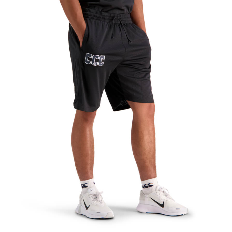 Mens Pitch 15" Mesh Short in Black