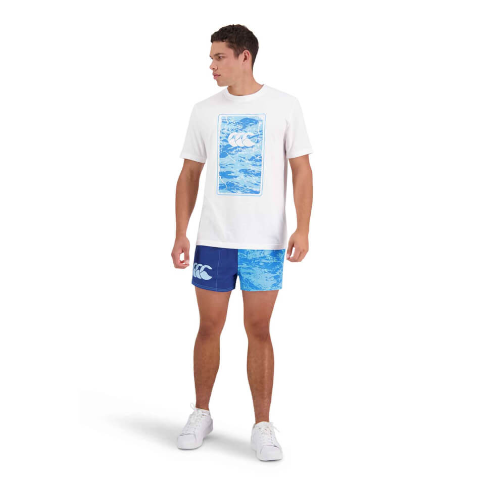 MENS MILITIA HARLEQUIN SHORT MONACO BLUE