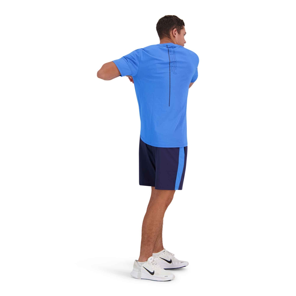 MENS VAPODRI FORMATION SHORT SLEEVE T-SHIRT - BLUE