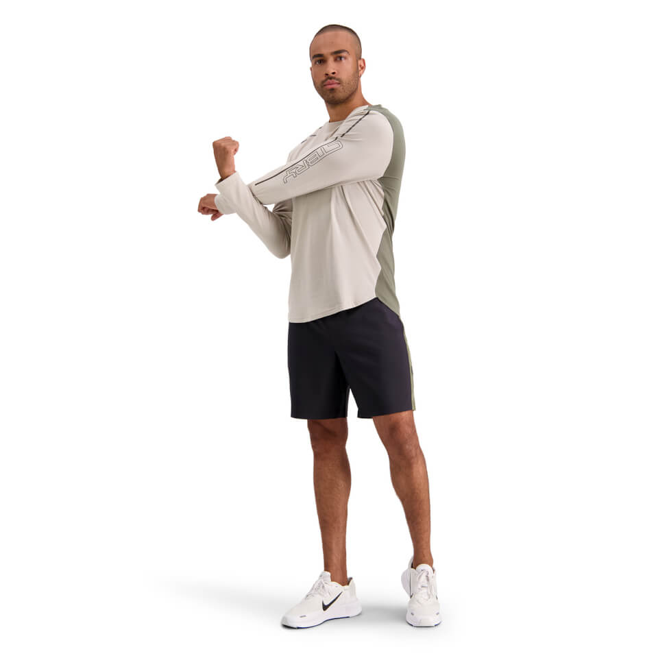Mens Vapodri Formation Long Sleeve T-Shirt in Grey