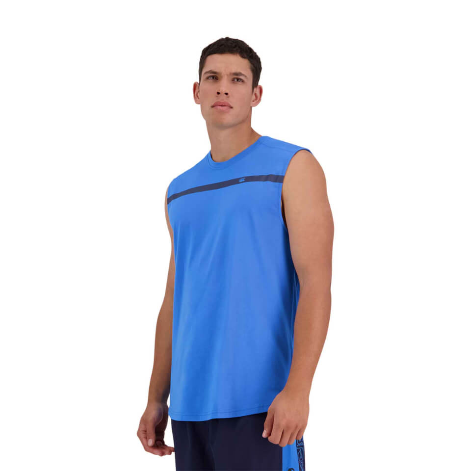 Mens Vapodri Formation Singlet in Blue
