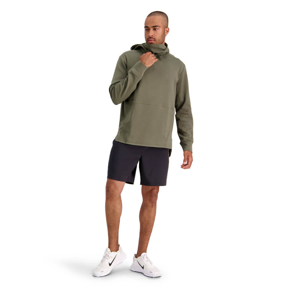 MENS VAPODRI FORMATION OVER HEAD HOODIE - GREY