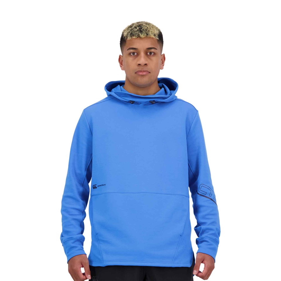 Mens Vapodri Formation Over Head Hoodie in Blue