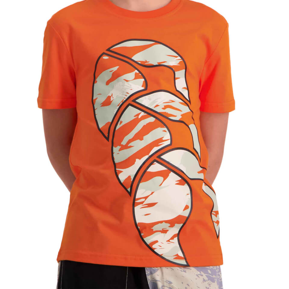 Kids Militia Short Sleeve T-Shirt in Orange