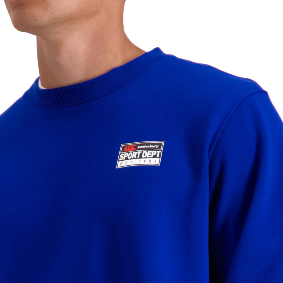 MENS CREW SWEATSHIRT - BLUE