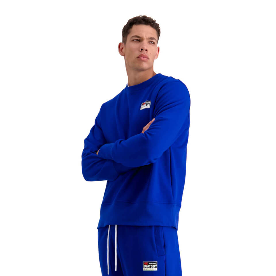 MENS CREW SWEATSHIRT - BLUE