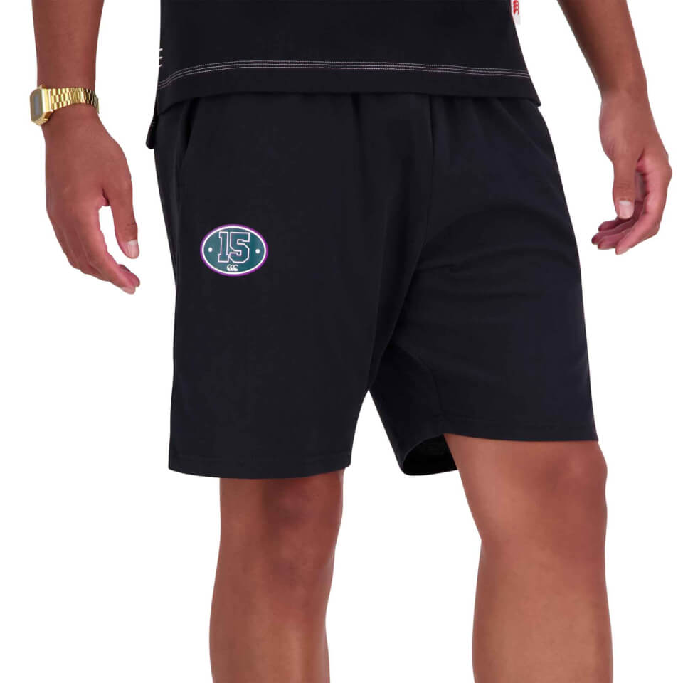 Mens Pitch 15 8" Knit Short in Black