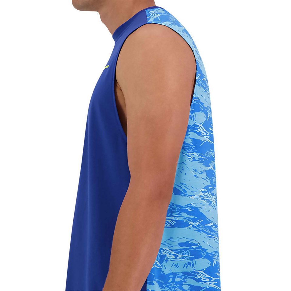 MENS MILITA SINGLET - BLUE