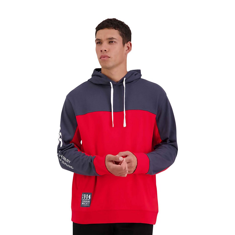 Mens of NZ Over Head Hoodie in Red