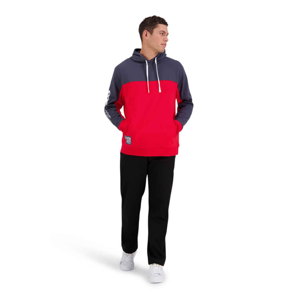 Mens of NZ Over Head Hoodie in Red