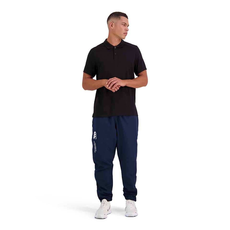 MENS VAPODRI SHORT SLEEVE TEMPO POLO IN BLACK