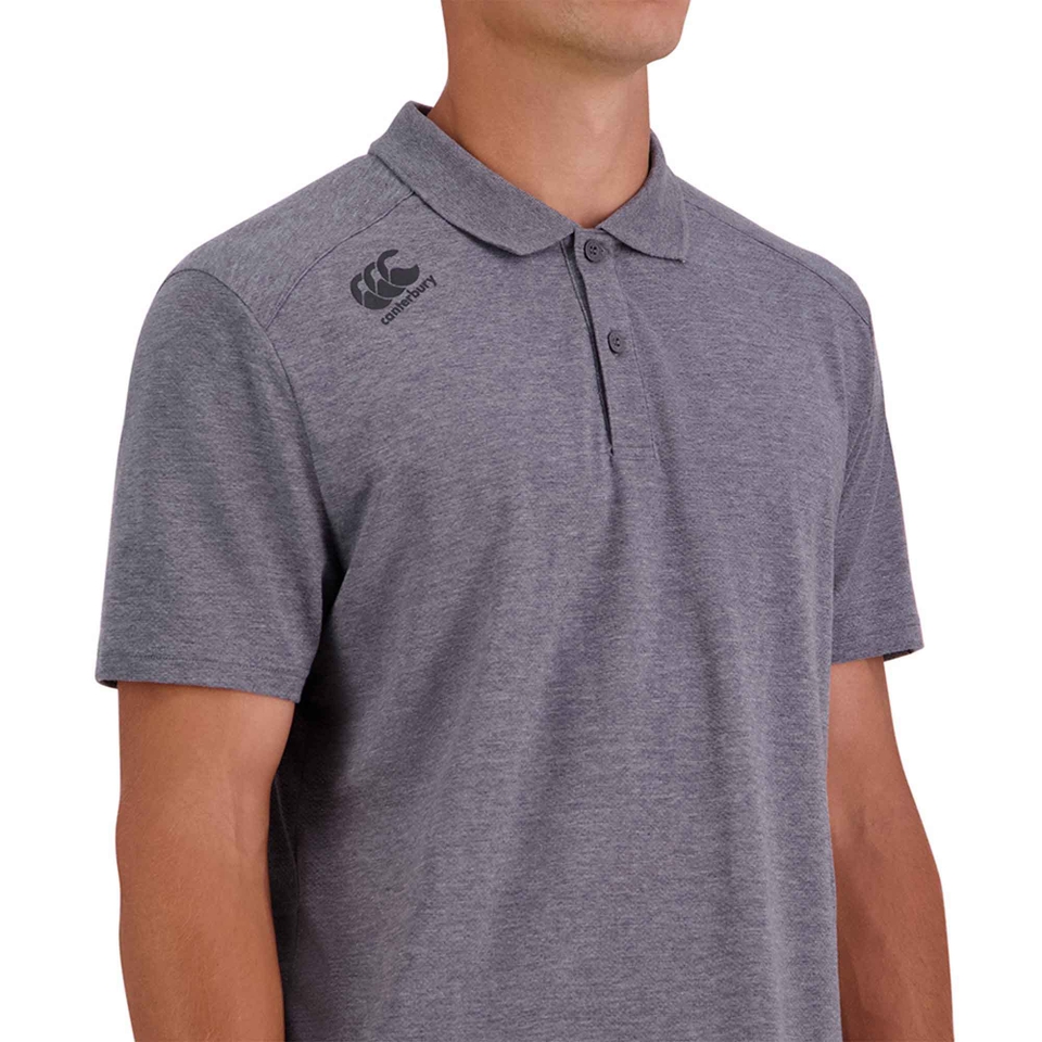 MENS VAPODRI SHORT SLEEVE TEMPO POLO IN GREY