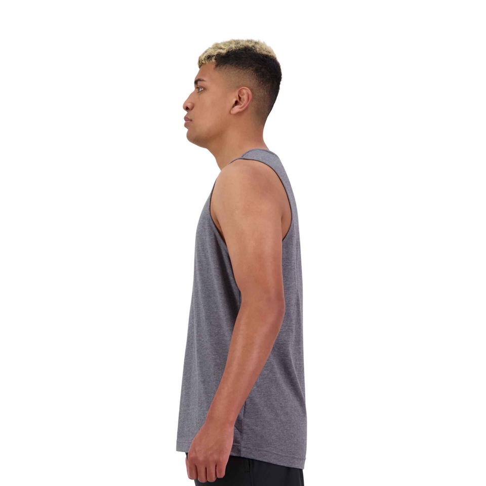 MENS VAPODRI SHORT SLEEVE TEMPO SINGLET - GREY