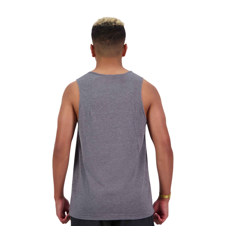 MENS VAPODRI SHORT SLEEVE TEMPO SINGLET IN GREY