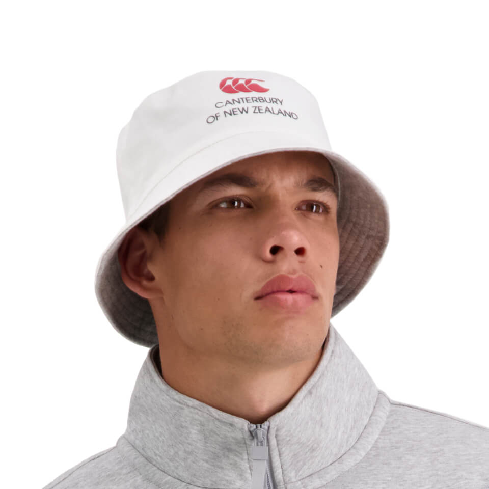 Reversible Bucket Hat in White