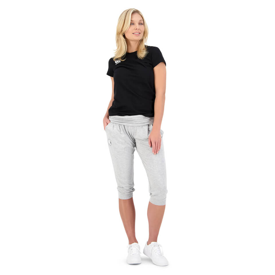 Womens Knit Capri in Grey