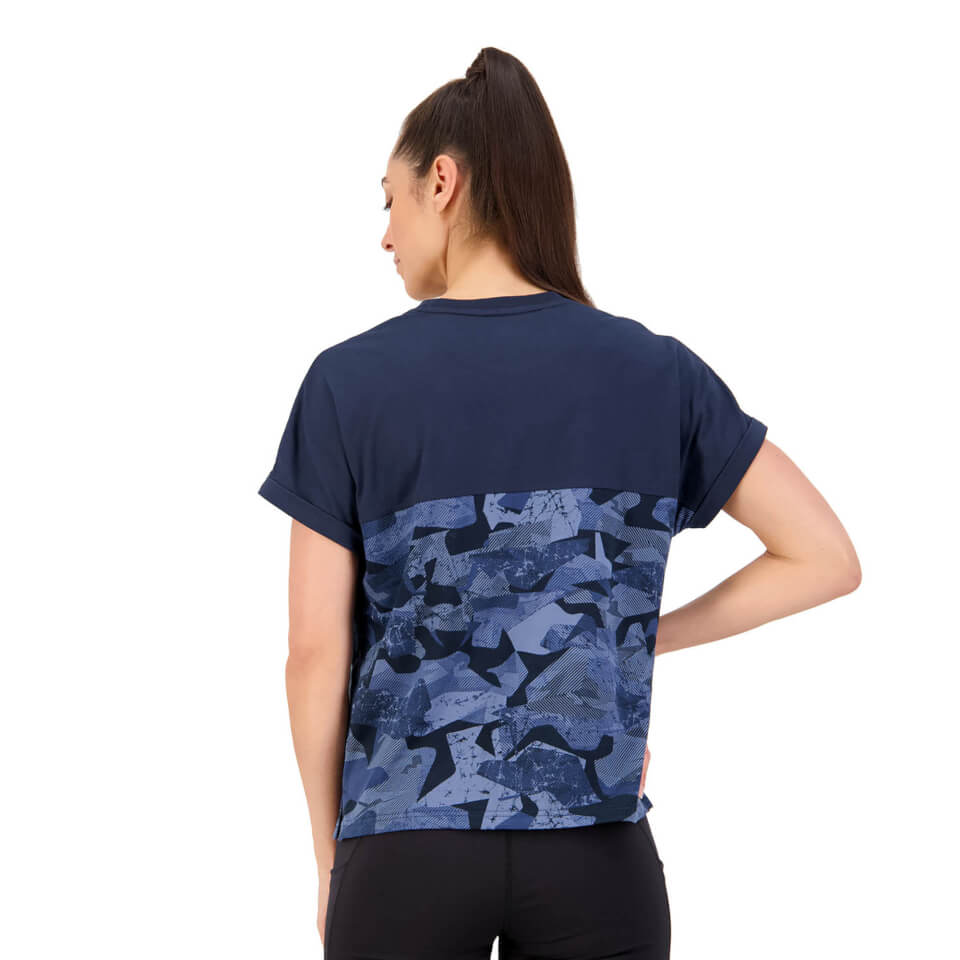Womens Militia Box T-Shirt in Navy