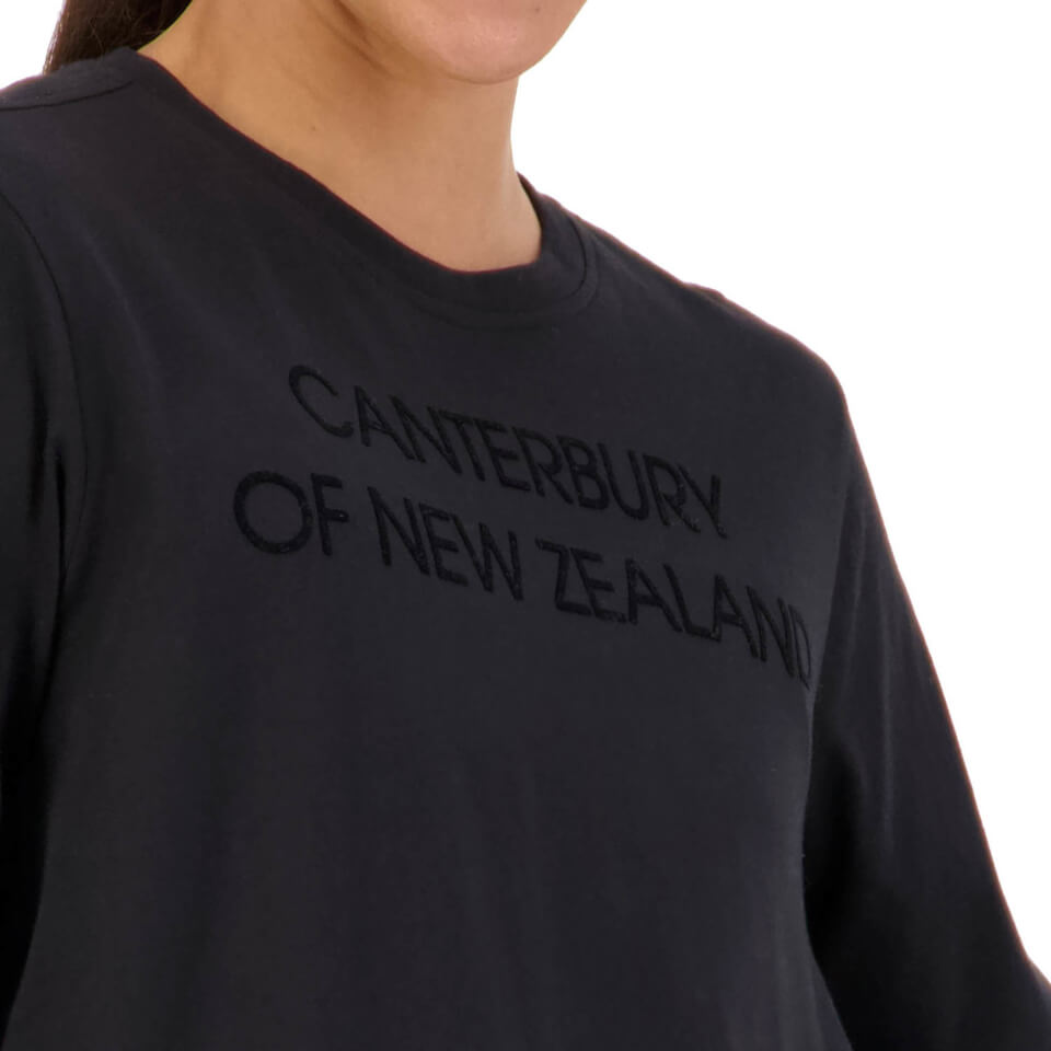Womens of NZ Long Sleeve T-Shirt in Black
