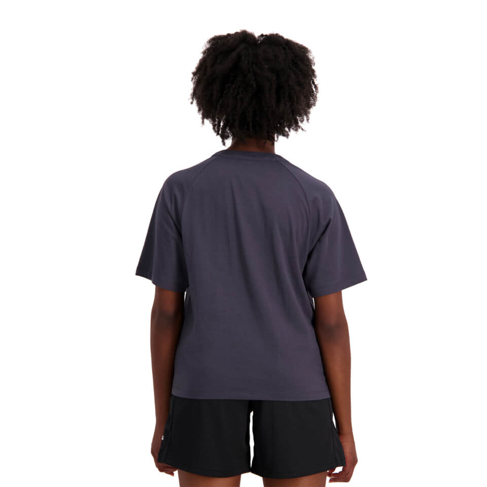 Womens of NZ Short Sleeve Emboshort Sleeve T-Shirt in Grey