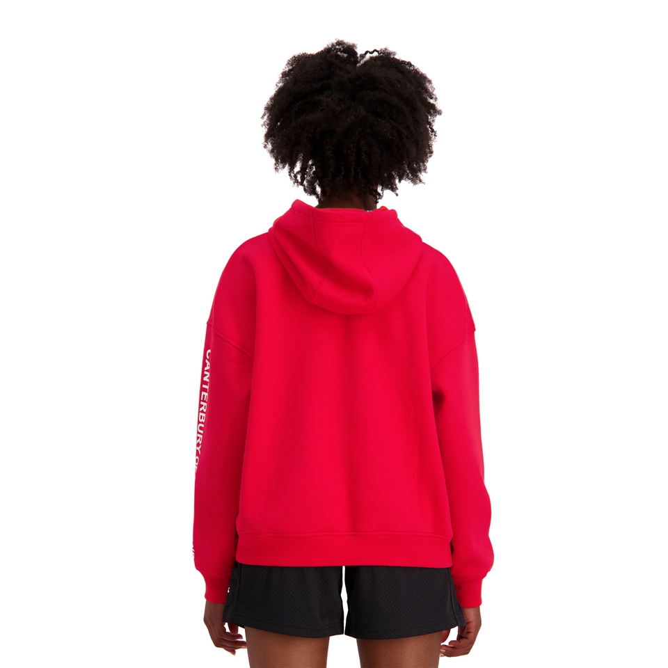 WOMENS OF NZ OVER HEAD HOODIE - RED
