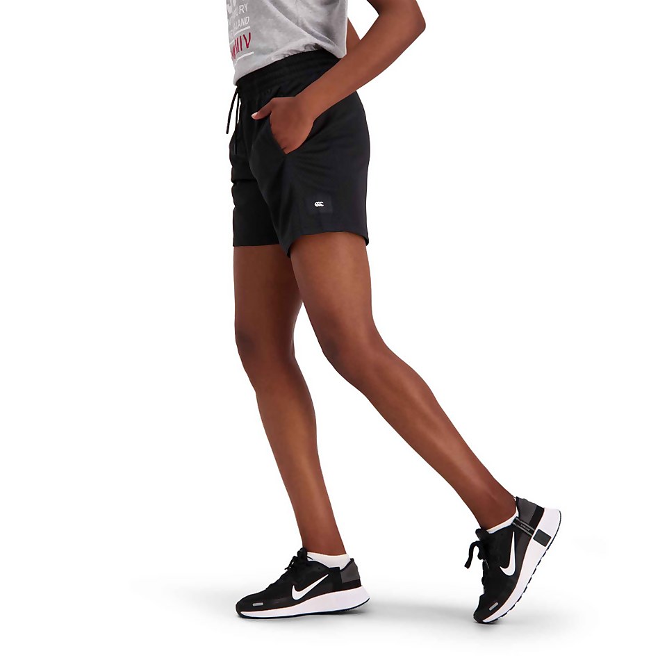 Womens of NZ Mesh 6" Short in Black
