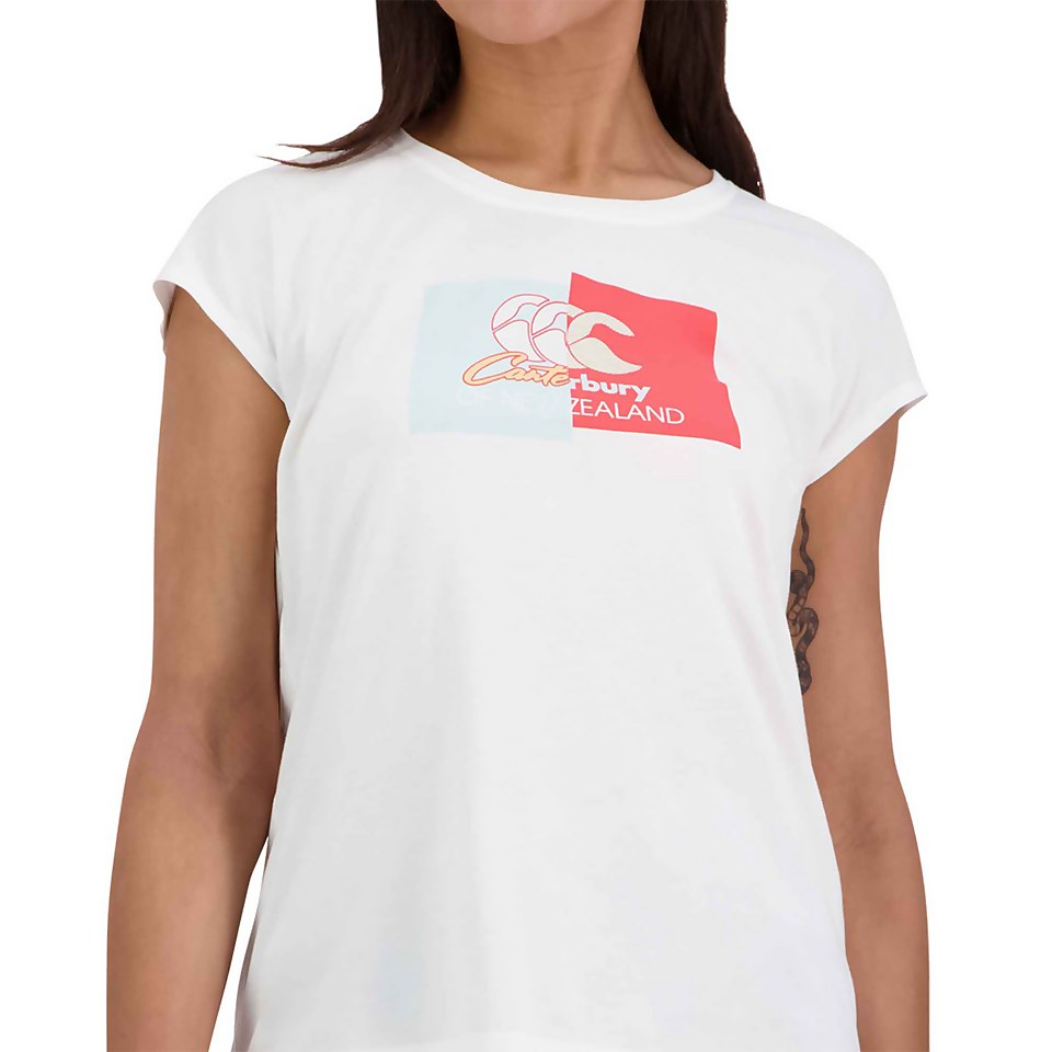 WOMENS THE CLASH DROP SHOULDER T-SHIRT - GREY
