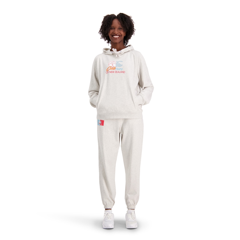 Womens The Clash Hoodie in Grey