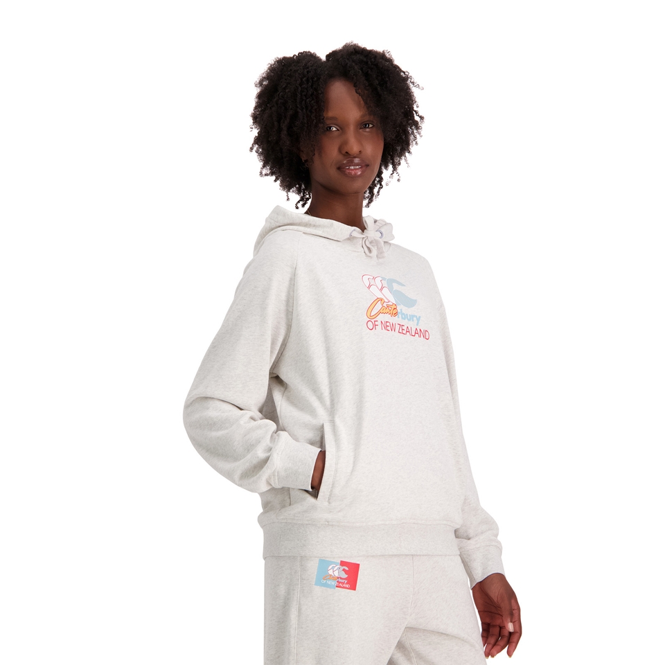 Womens The Clash Hoodie in Grey