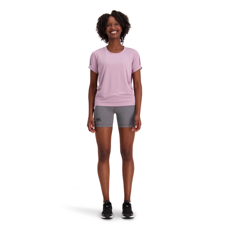 Womens Vapodri Formation Boxy Short Sleeve T-Shirt in Grey