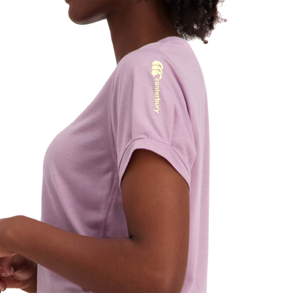 Womens Vapodri Formation Boxy Short Sleeve T-Shirt in Grey