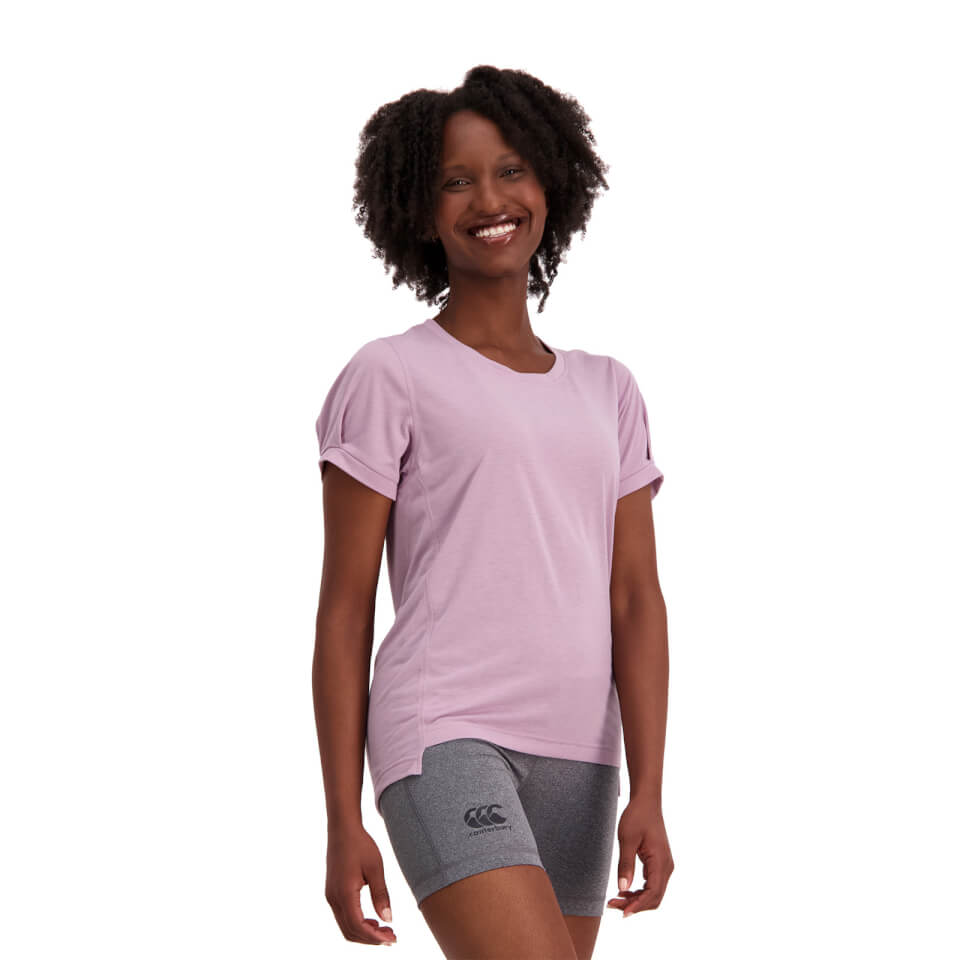 Womens Vapodri Formation Boxy Short Sleeve T-Shirt in Grey