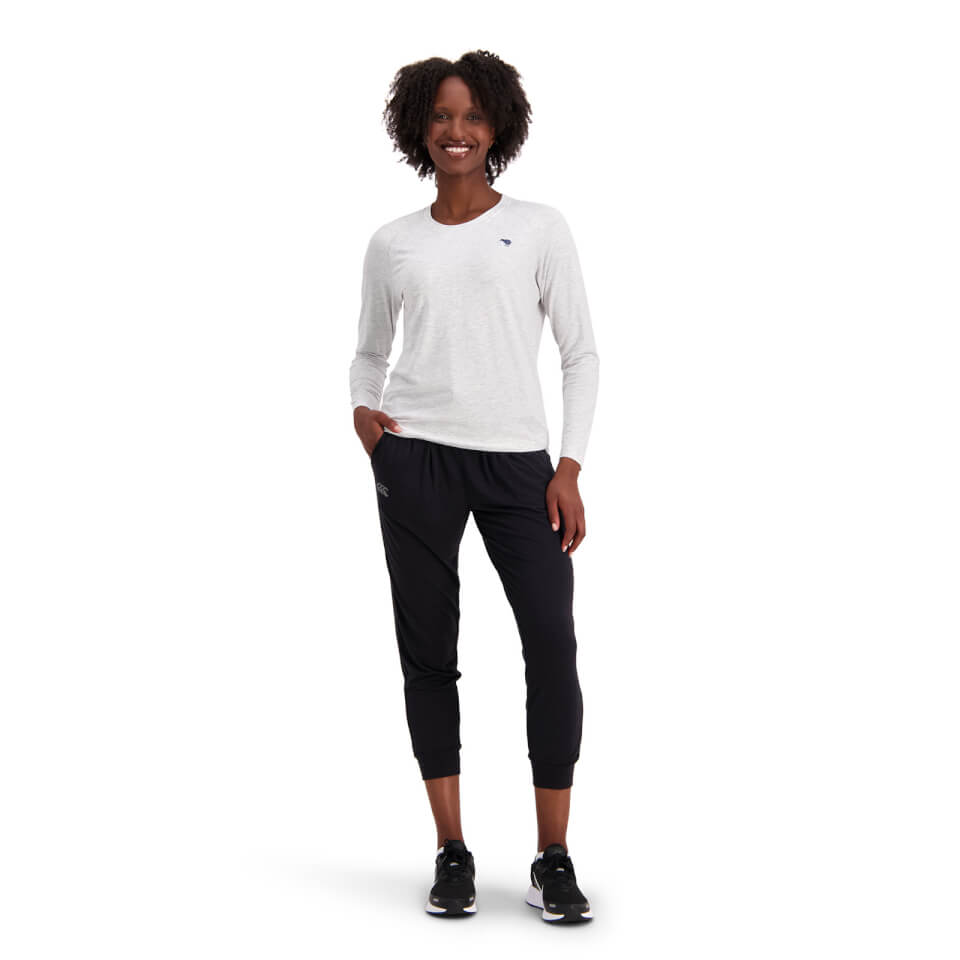 WOMENS MILITIA FLOW LONG SLEEVE T-SHIRT - GREY