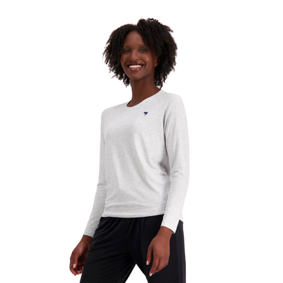 WOMENS MILITIA FLOW LONG SLEEVE T-SHIRT - GREY