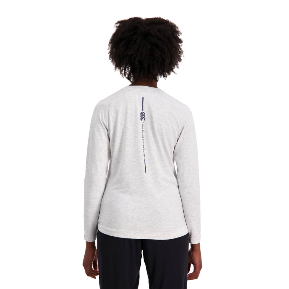WOMENS MILITIA FLOW LONG SLEEVE T-SHIRT - GREY