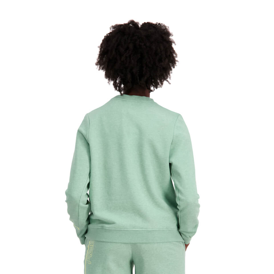 WOMENS VAPODRI FORMATION CREW SWEATSHIRT - GREEN
